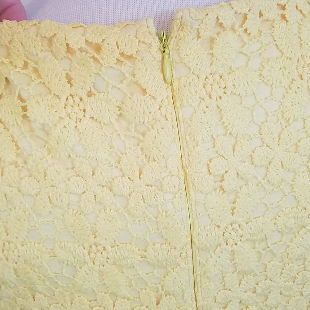 Jessica Howard yellow lace dress - Picture 6 of 8